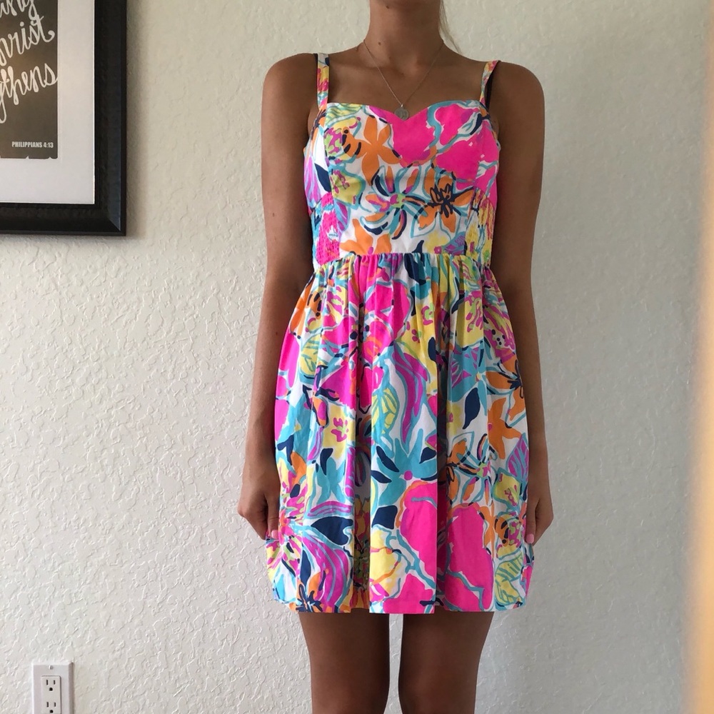 Multi-colored Lilly Pulitzer Mini Dress